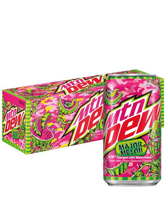 Mountain Dew Major Melon in Mountain Dew