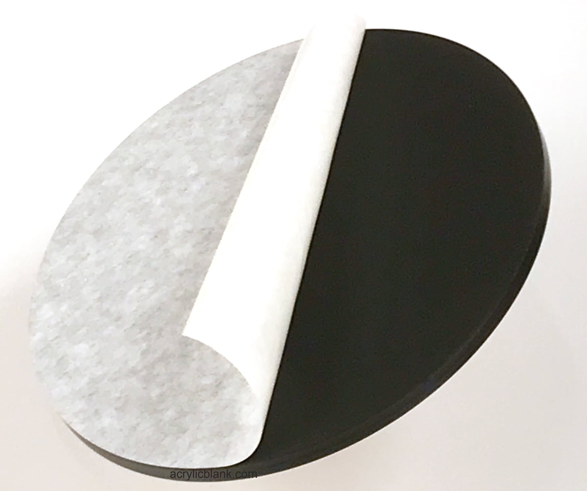 AcrylicBlank Black Acrylic Sheet with Customized Rounded Corners 2 Pieces 1/8 Thick Black, 16 x 20 Click for More Sizes 