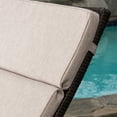 thumbnail image 7 of Anthony Outdoor Wicker Adjustable Chaise Lounge with Cushion, Multibrown, Textured Beige, 7 of 7
