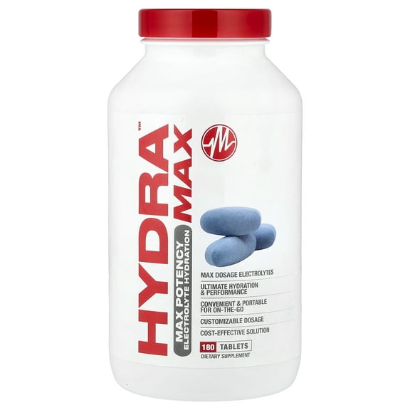 Metabolic Nutrition HydraMAX™, Max Potency, 180 Tablets