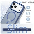 thumbnail image 5 of BENTOBEN Case for iPhone 17 Pro Max 6.9" Compatible with Mag-Safe Metal Frame Slim Tpu Pc Matte Shockproof Light Blue, 5 of 7