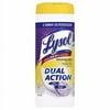 Lysol Dual Action Disinf Wipes Lemon & L