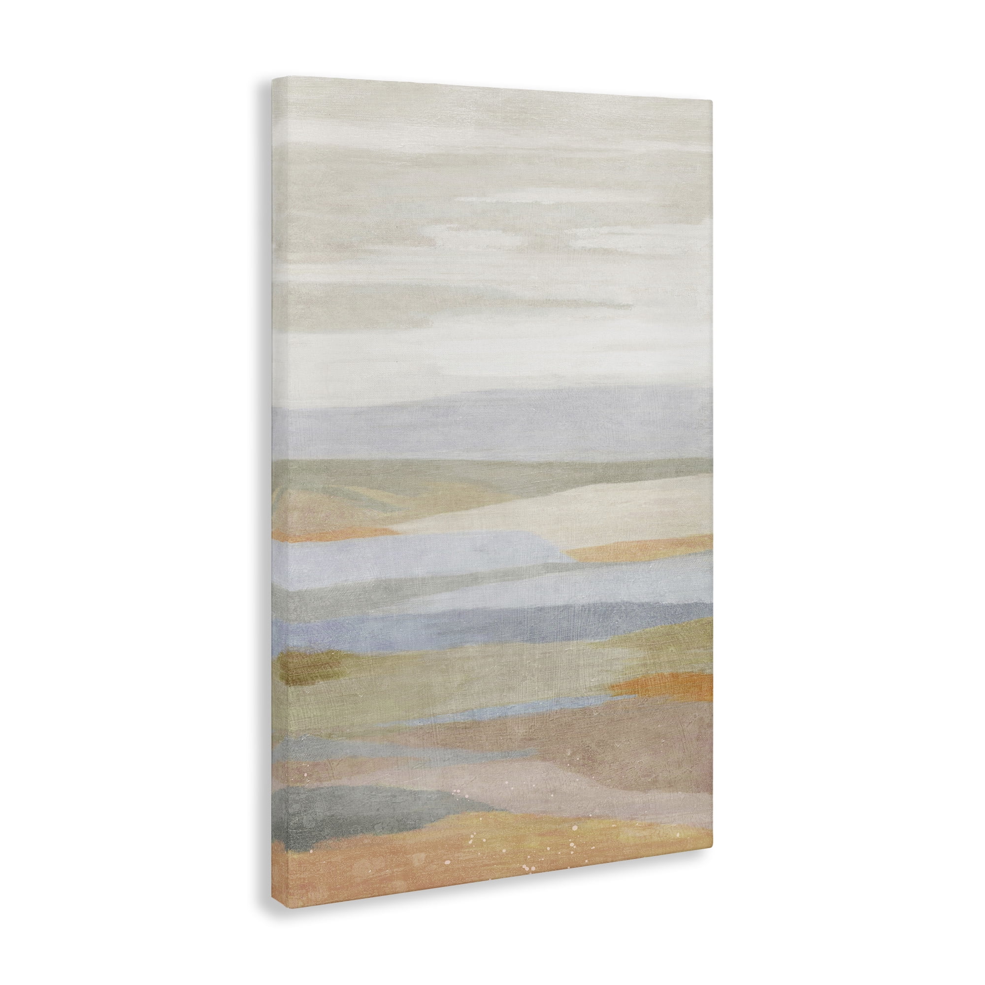 Stupell Industries Neutral Beach Dunes Coastal Painting Gallery Wrapped Canvas Art Print Wall Art, 24 x 36