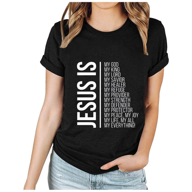 Staron Chemises d'Été pour Femmes T-Shirts à Imprimé de Pâques Décontractés Amples à Manches Courtes Chemises d'Été Tendance Col Rond T-Shirts Confortables