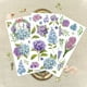 thumbnail image 2 of 3 láminas de calcomanías decorativas con temática de hortensias, 6x12 pulgadas, para muebles y decoración floral. Adhesivos de transferencia para pared., 2 of 7