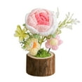 thumbnail image 1 of WIFKLSIIPG Handmade Knitted Potted Crochet Flower Bouquet Desktop Ornament Home Desk Decoration for Housewarming, 1 of 8