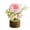 Pink, variant on Crocheted Sunflowers - Hand-Knitted Artificial Potted for Desk & Dashboard Decor, Durable Gift Set for Women, Coworkers & Classmates (Home/Office Decoration)