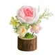thumbnail image 1 of Adorno de mesa con ramo de flores de ganchillo hecho a mano para decorar el escritorio del hogar, ideal para regalar en una inauguración de casa, 1 of 8