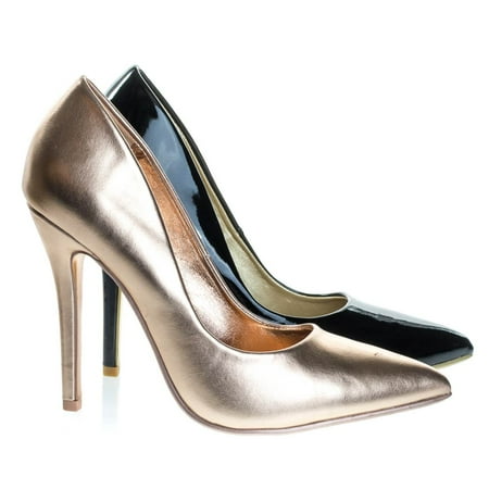 - Doll by Not Just A Pump, Classic High Stiletto Heel Dress Pump w Pointed Toe