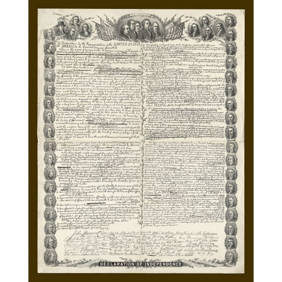 Print: Declaration Of Independence