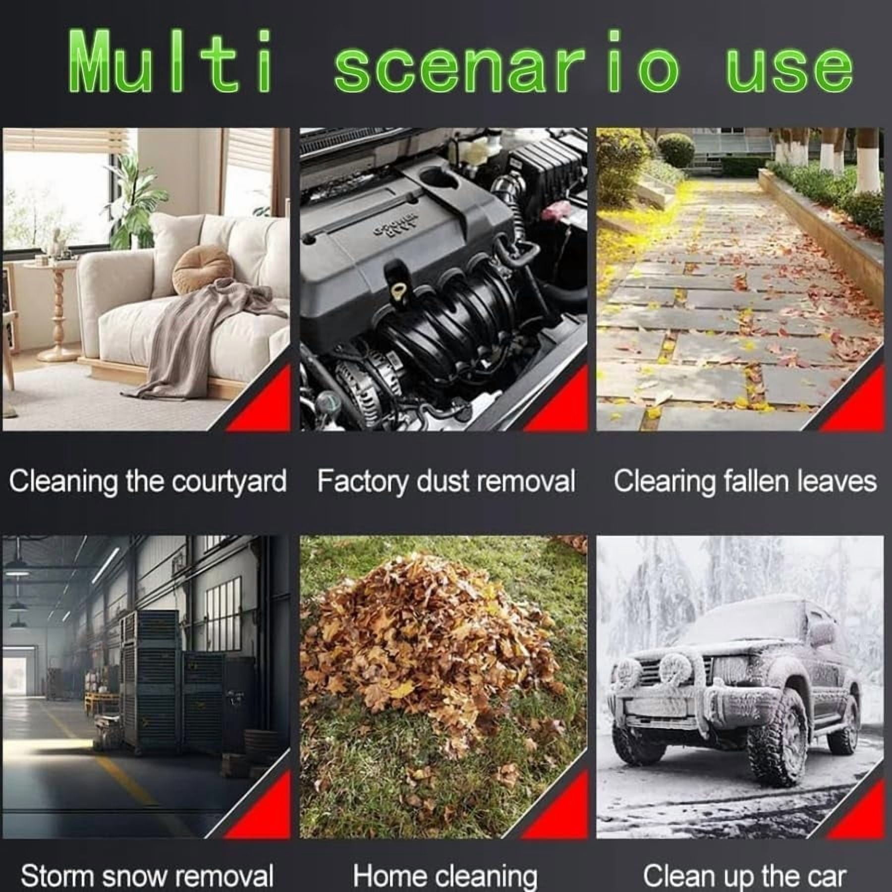 Electric Cordless Leaf Blower - 300000RPM Handheld Leaf Blower with Battery and Charger for Patio Cleaning, Lawn Care, Blowing Leaves and Dust