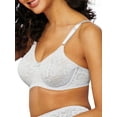thumbnail image 2 of Women's Bali 3432 Lace 'N Smooth Seamless Cup Underwire Bra (White 40D), 2 of 7