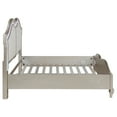 thumbnail image 6 of Evangeline Wood Queen LED Panel Bed Silver Oak, 6 of 10