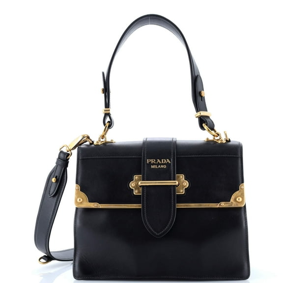 Pre-Owned Cahier Convertible Shoulder Bag City Calf and Saffiano Medium By Rebag