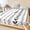 Black, variant on Full Size Fitted Sheet Set - Modern Minimalist 3 Piece Bedding Sets 16" Deep Pocket Fitted Sheet with 2 Pillowcases, Rustic Leaves Stripes Pattern Purple Brushed Microfiber Hotel Luxury Bed Sheets