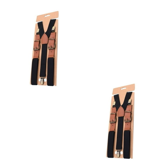 US 1 Pack Men Y Back Suspender Swivel Hook Adjustable Y-Shaped Elastic Belt