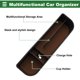 thumbnail image 5 of Organizador Universal para el Espacio entre Asientos del Automóvil Unique Bargains con Soporte para Vaso, Accesorios de Almacenamiento para el Asiento del Automóvil, Cuero, Marrón, 5 of 6