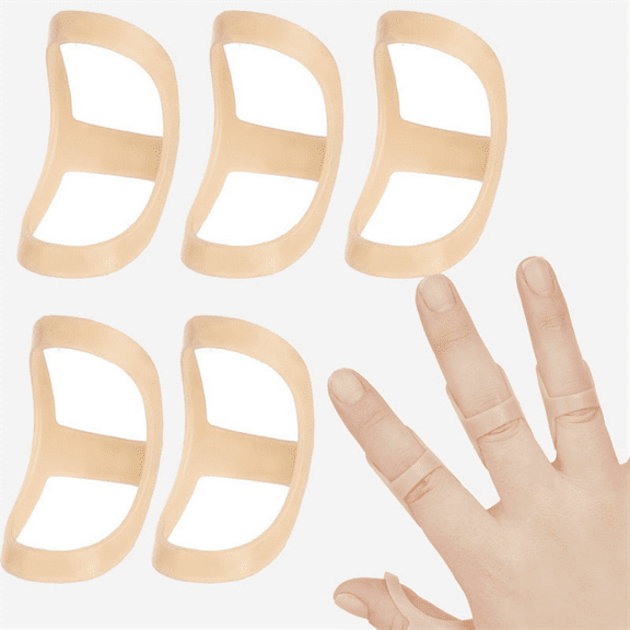 D Oval Finger Splint, Finger Splint, Support and Protection for Arthritis, Finger Stabilizer Brace - 4, 5, 6, 7, 8 Sizes