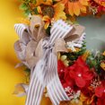 thumbnail image 5 of KOMOO Artificial Flower Wreath Geranium Sunflower Leaf Ribbon Bow-Knot Wreath Versatile Door Wall Hanging Wreaths, 5 of 9