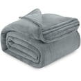 thumbnail image 1 of Blanket Utopia Bedding, forro polar de franela, color gris frío, tamaño doble, 1 of 7