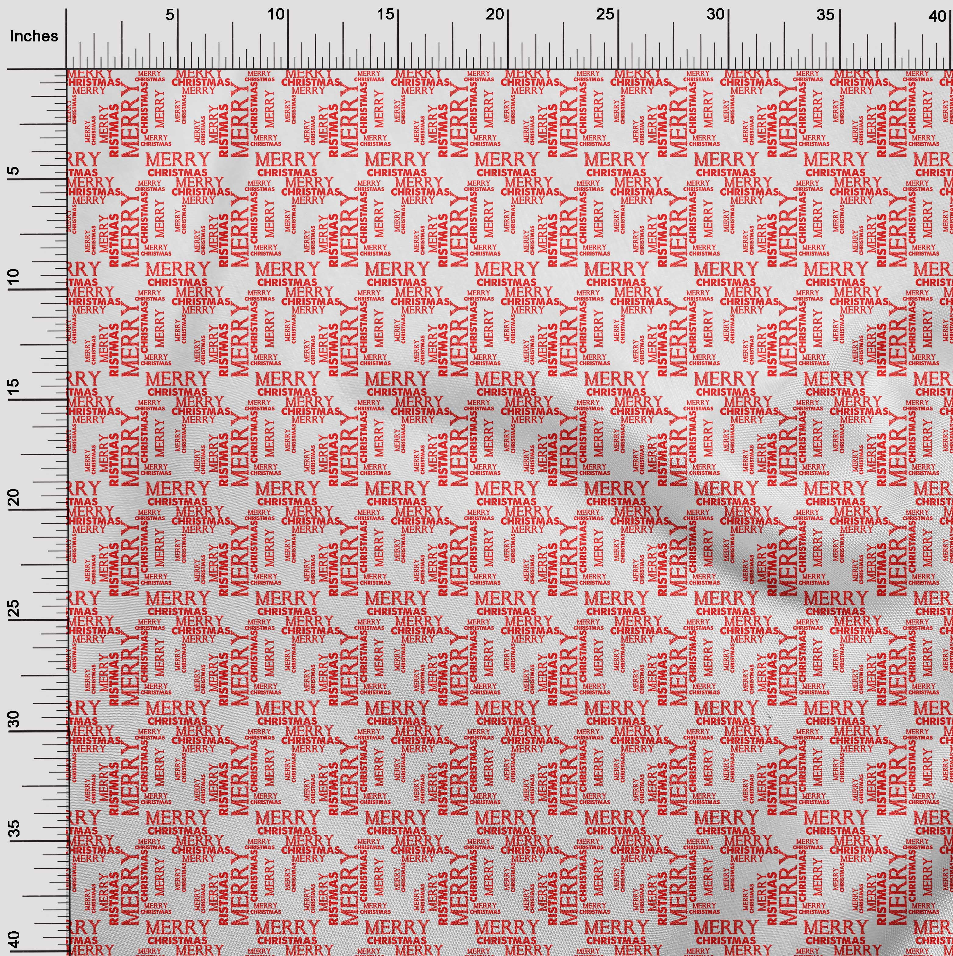 oneOone Polyester Spandex White Fabric Merry Christmas Sewing Material Print Fabric By The Yard 56 Inch Wide-U6U