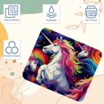 thumbnail image 3 of Unicorn Square Desk Mat Mousepad, 8.3x9.8 Inch Non-Slip Rubber Bottom, Printed Gaming Mousepad for Office and Gaming, 3 of 6