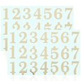 thumbnail image 1 of 2 Pcs Autocollants Chiffres Langue Tambour Autocollants Notes de Musique Grande Langue, 1 of 3