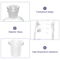 thumbnail image 4 of EeaseMX Botella de vidrio de boca ancha para reactivo de laboratorio, 1 unidad, para muestras químicas, 4 of 8
