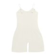 thumbnail image 5 of Laipiong Jumpsuits for Women Casual Summer Sleeveless Spaghetti Strap Solid Ribbed Rompers Stretchy Slim Fit Leggings Daily Wear Yoga Outfits, 5 of 5