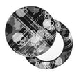 thumbnail image 2 of Daiia Seamless Pattern With Skulls Stool Covers Round,Round Bar Stool Covers Waterproof Bar Chair Covers Washable Stool Cushion Slipcover for 12-14 Inch Chair-14 inch, 2 of 7