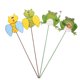 thumbnail image 1 of GOOHOCHY 4 estacas de metal para animales, para jardín, manualidades de metal, para exteriores, 1 of 8