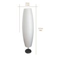 thumbnail image 3 of JUNWELL 39” Minimalist White Floor Lamp with White Shade, 3 of 7