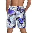 thumbnail image 4 of Gaeub Butterflies Mens Swim Trunks Stretch Beach Shorts Quick Dry for Men Swim Shorts Swimwear with Pockets- XX-Large, 4 of 9