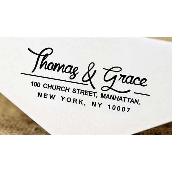 Wedding Announcement Custom Return Address Stamp Pre Inked Family Address Rubber Stamp Save The Date Stamper Design By Printto