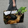 thumbnail image 7 of Deer Large Capacity Reusable Foldable Beach Bag | Oxford Cloth Beach Bag, Laundry Organizer, and Decorative Box, 7 of 7