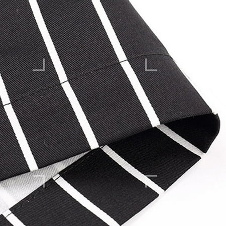 

Fuieoe Kitchen Adjustable Black Stripe Bib Apron With 2 Pockets Chef Kitchen Cook Tool WH Kitchen Gadgets Clearance