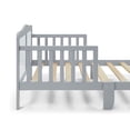 thumbnail image 2 of Olive & Opie Birdie Toddler Bed, Light Gray/White Finish, 2 of 8