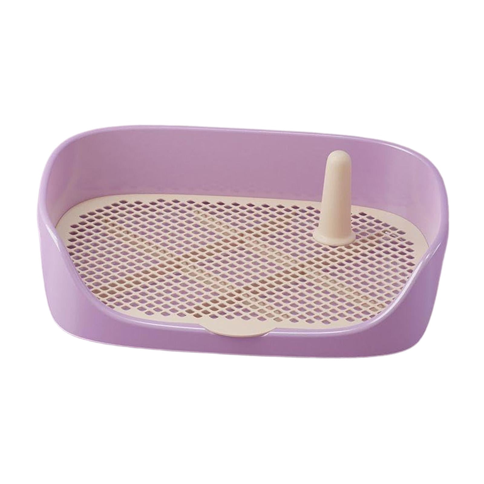 Dog Toilet Training Potty Tray Training Pad Toilet Pee Pad Holder Apartment Loo Pets Supplies Pans Pet Potty Trainer for Other Pets 48x37x13cm
