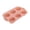 Pink, variant on 6 Cup Silicone Muffin Pan Baking Tray, Nonstick Cupcake Molds for Muffins Brownies, Food Grade BPA Free Silicone Baking Pan, Easy Clean, 1 Pack, 11."x7.09"x1.57"