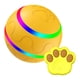 thumbnail image 5 of Bola Voladora para Mascotas Pelota que rebota automática, pelota de salto impermeable para perros, suministros para mascotas (amarillo), 5 of 5