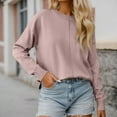thumbnail image 2 of Wdgfv Holiday Women's Pullover Sweater Women's Soft Knit Pullover Sweater Long Sleeve Casual Comfortable Everyday Wear Warm Winter Fall Tops Versatile, 2 of 5