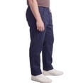 thumbnail image 5 of Turtle Bay New York Mens Comfort Fit Casual Elastic Waist Pull on Pants in Twill (Plus Sizes), 5 of 9