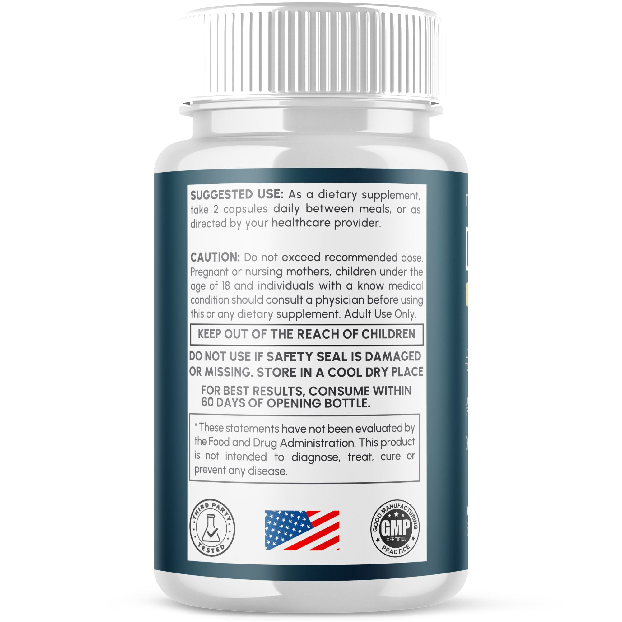 Dermacept Advanced Formula Pills to Support Healthy Skin Derma Cept 120 Capsules
