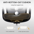 thumbnail image 6 of COLAMY Aether Ergonomic Mesh Office Chair, One-Touch Easy Adjust Managerial Desk Chair with Levitating Seat Cushion & Pilot-Level Sync Armrests, 300 LBS Mid Back Mesh Computer Chair,Black, 6 of 12