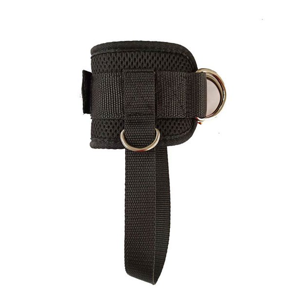 Adjustable 4 DRing Ankle Straps Gym With Foot Strap Cable Machine