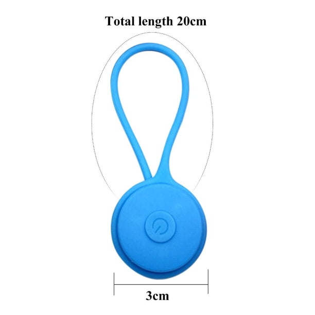 Ciclismo Luz LED intermitente de silicona para mochila luces de advertencia de seguridad nocturna (azul) Ehuebsd Para estrenar