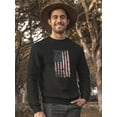 thumbnail image 2 of United States Flag Scratched Sweatshirt Men -GoatDeals Designs, Male x-Large, 2 of 4
