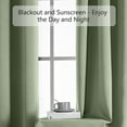 thumbnail image 5 of kkbbma under $5 Blackout Curtains for Bedroom and Living Room, 2 Panels Set Thermal Insulated Window Treatment Blackout Drapes/Draperies Solid Room Darkening Curtains, 51.18x39.37 inches, 5 of 8
