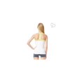 thumbnail image 2 of Aeropostale - Camiseta sin mangas para mujer con ribete de malla, color blanco, talla mediana, 2 of 3