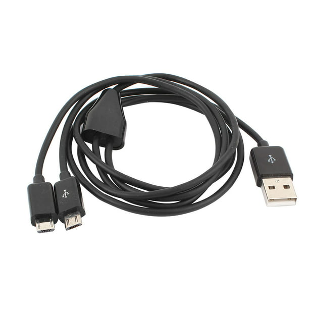 USB 2.0 A Mâle à Micro B Câble de Données de Charge Mâle 5 Broches 40 "1M Noir